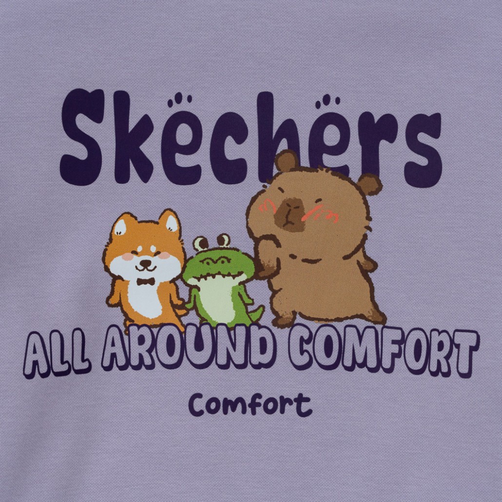 SKECHERS 中性童長袖衛衣 (L425K120-02N4)