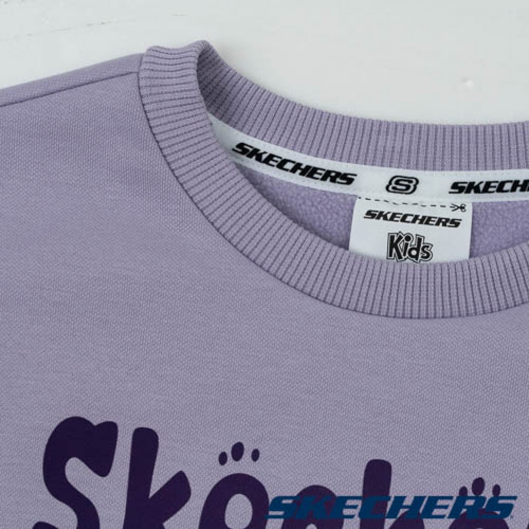 SKECHERS 中性童長袖衛衣 (L425K120-02N4)