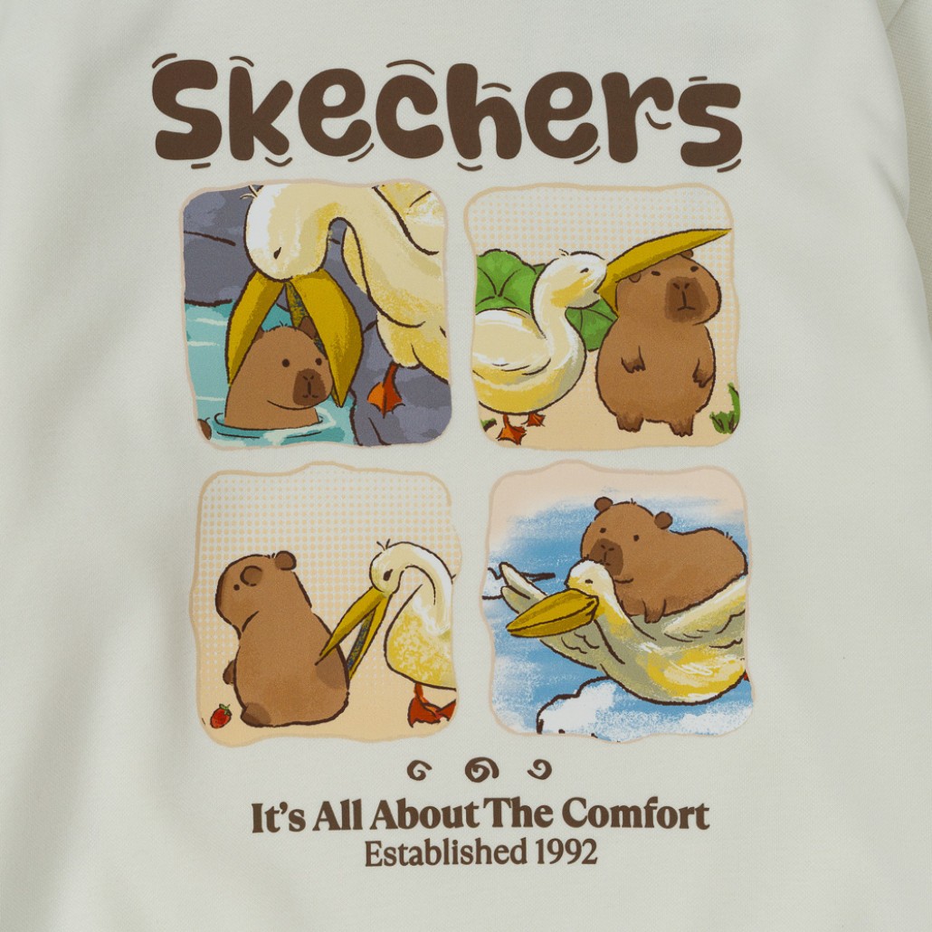 SKECHERS 中性童長袖衛衣 (L425K120-0074)