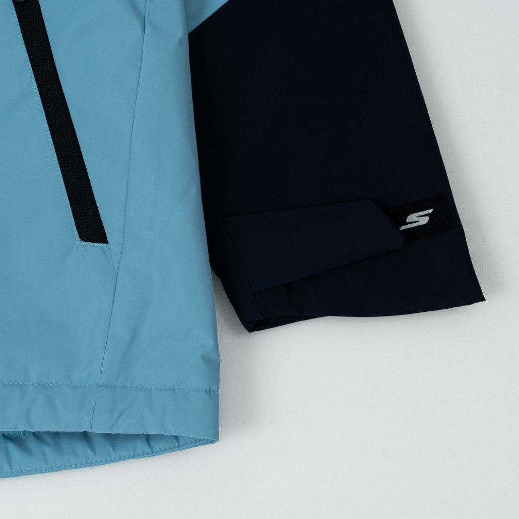 SKECHERS 男童拉鍊連帽外套 (P425B005-04K4)