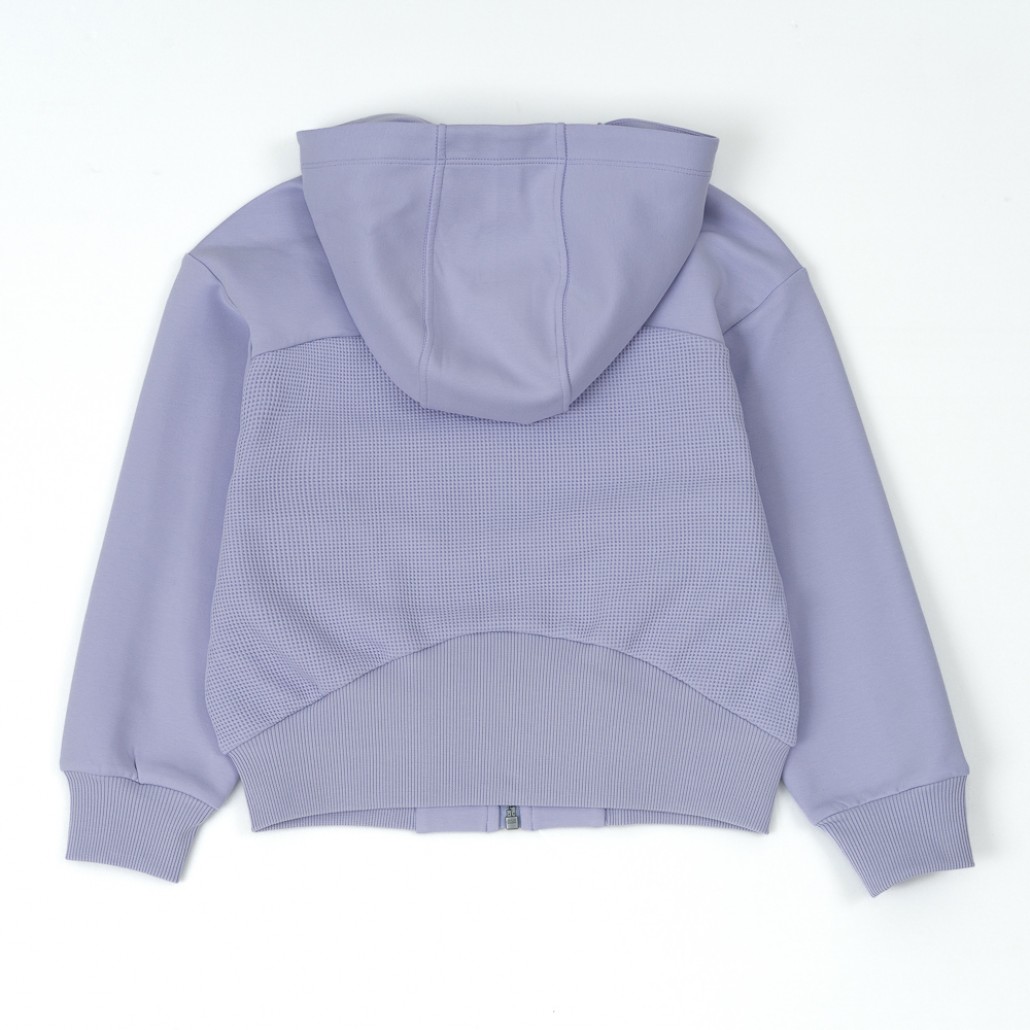 SKECHERS 女童拉鍊連帽外套 (P425G005-00FW)