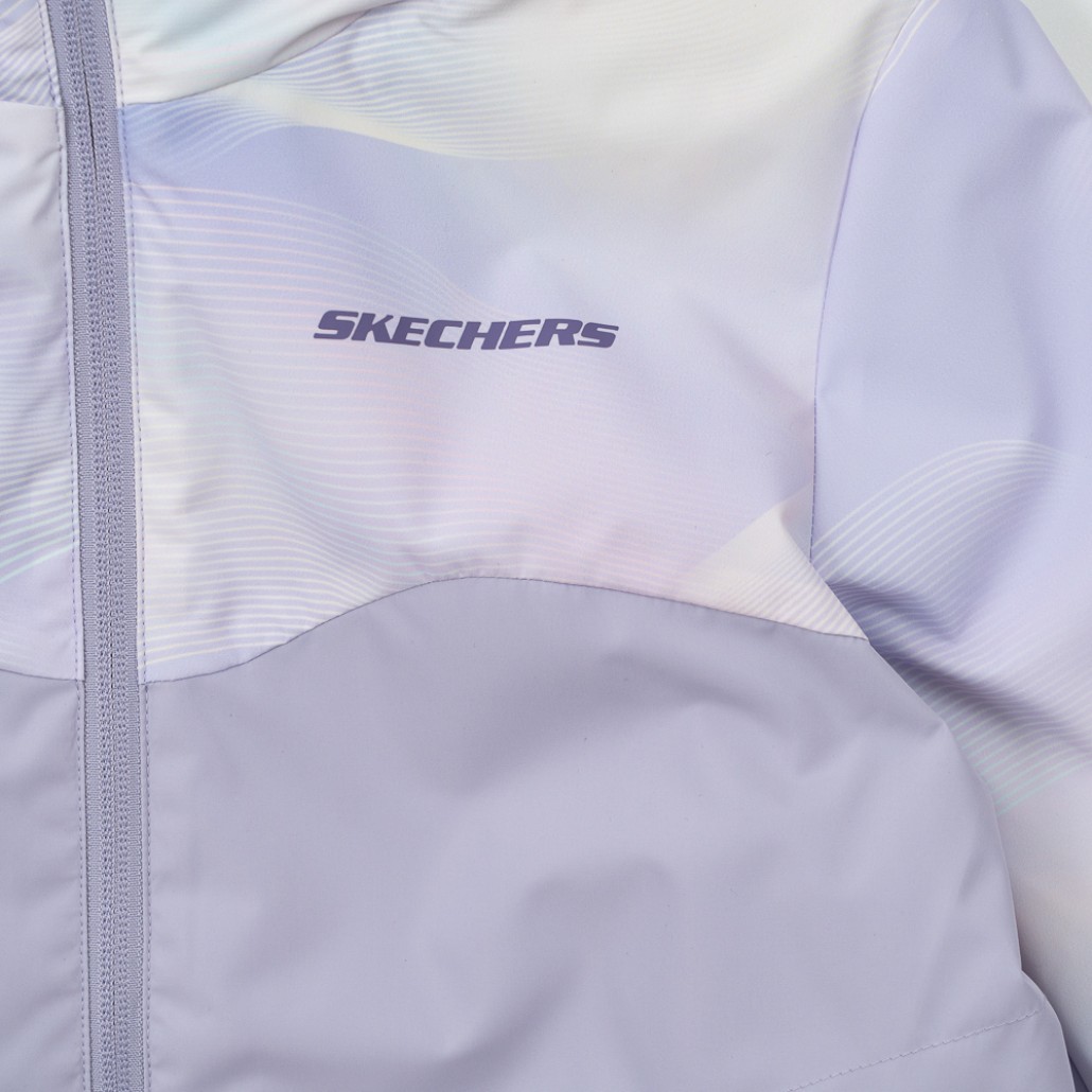 SKECHERS 女童拉鍊連帽外套 (P425G009-00FW)