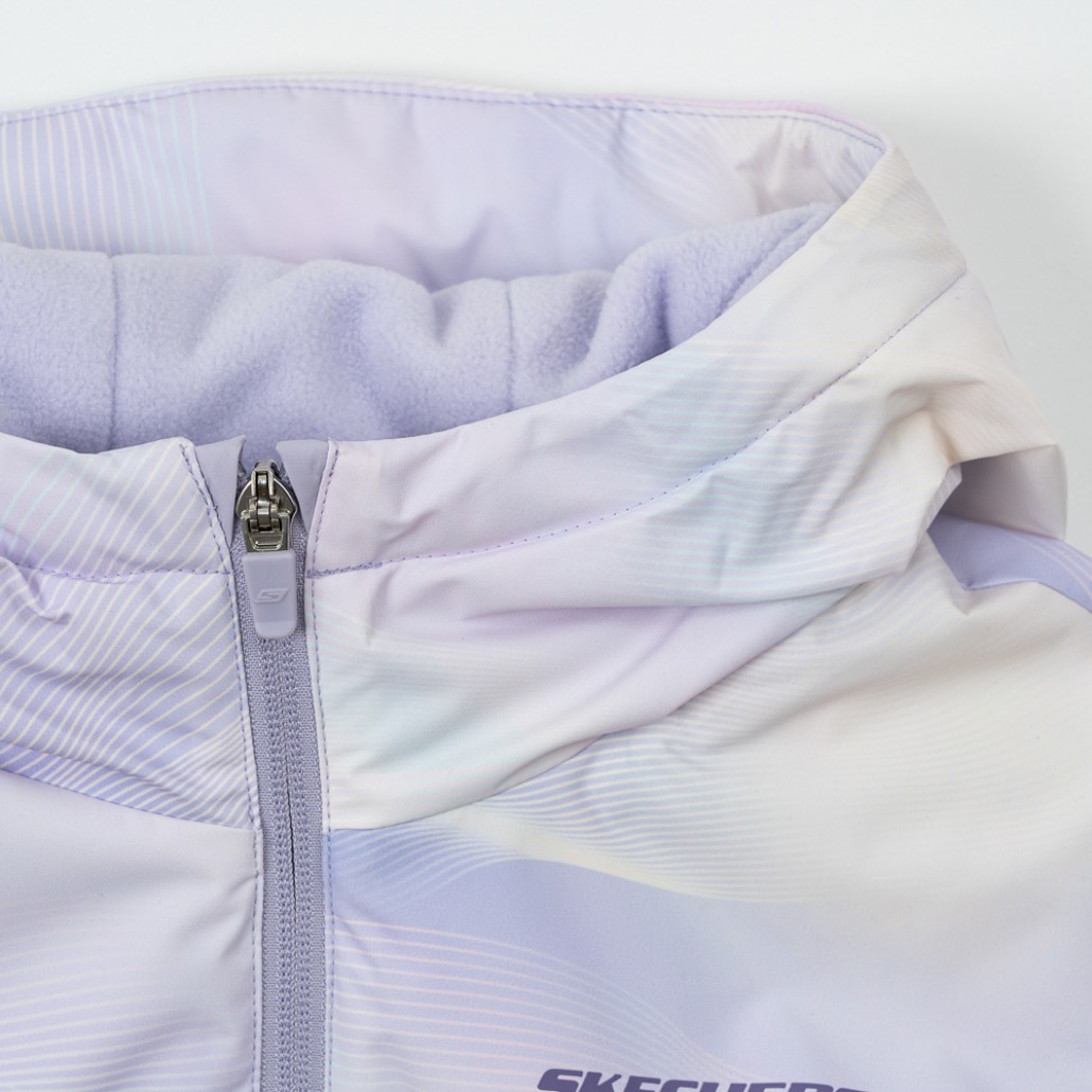 SKECHERS 女童拉鍊連帽外套 (P425G009-00FW)