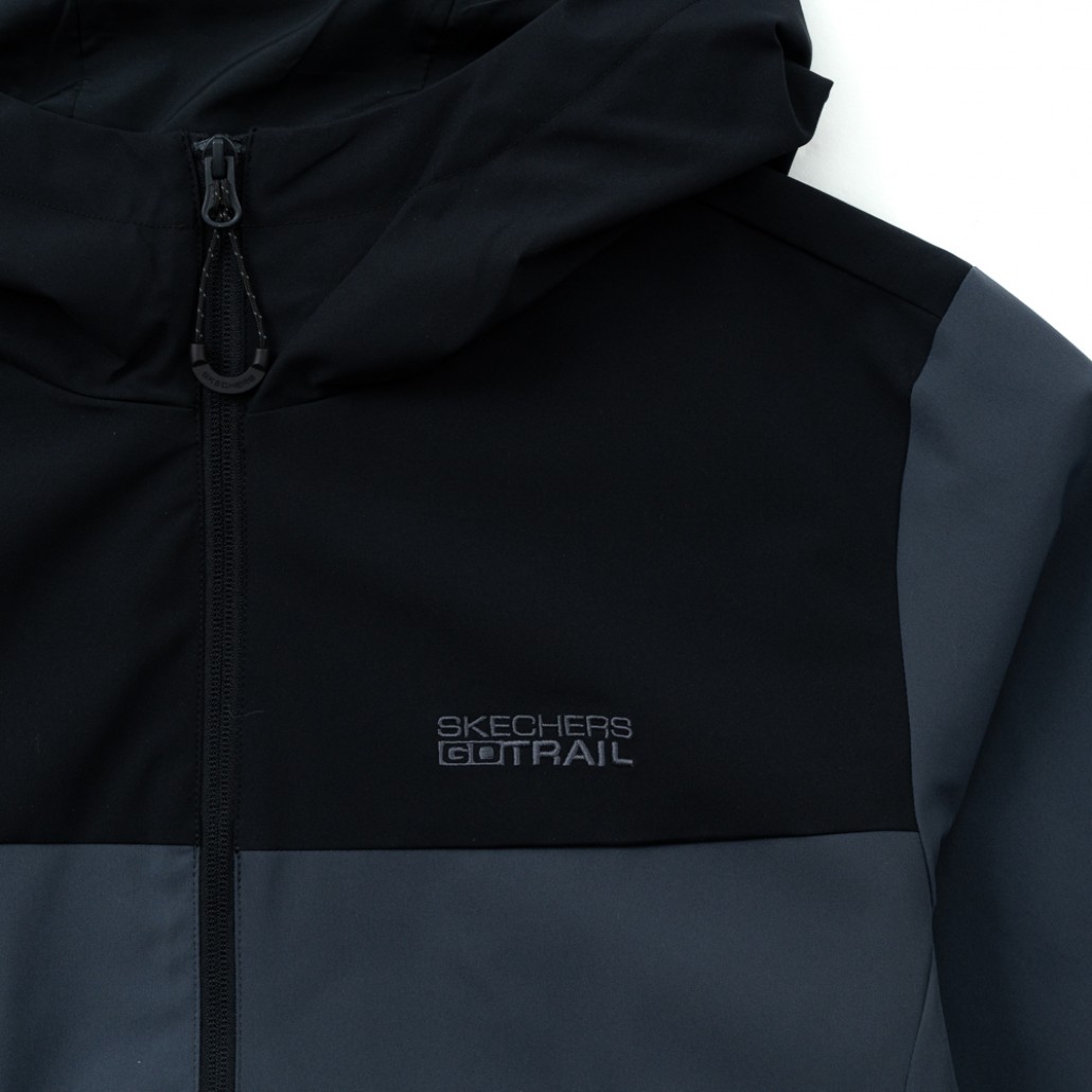 SKECHERS 男拉鍊連帽外套 (P325M123-000G)