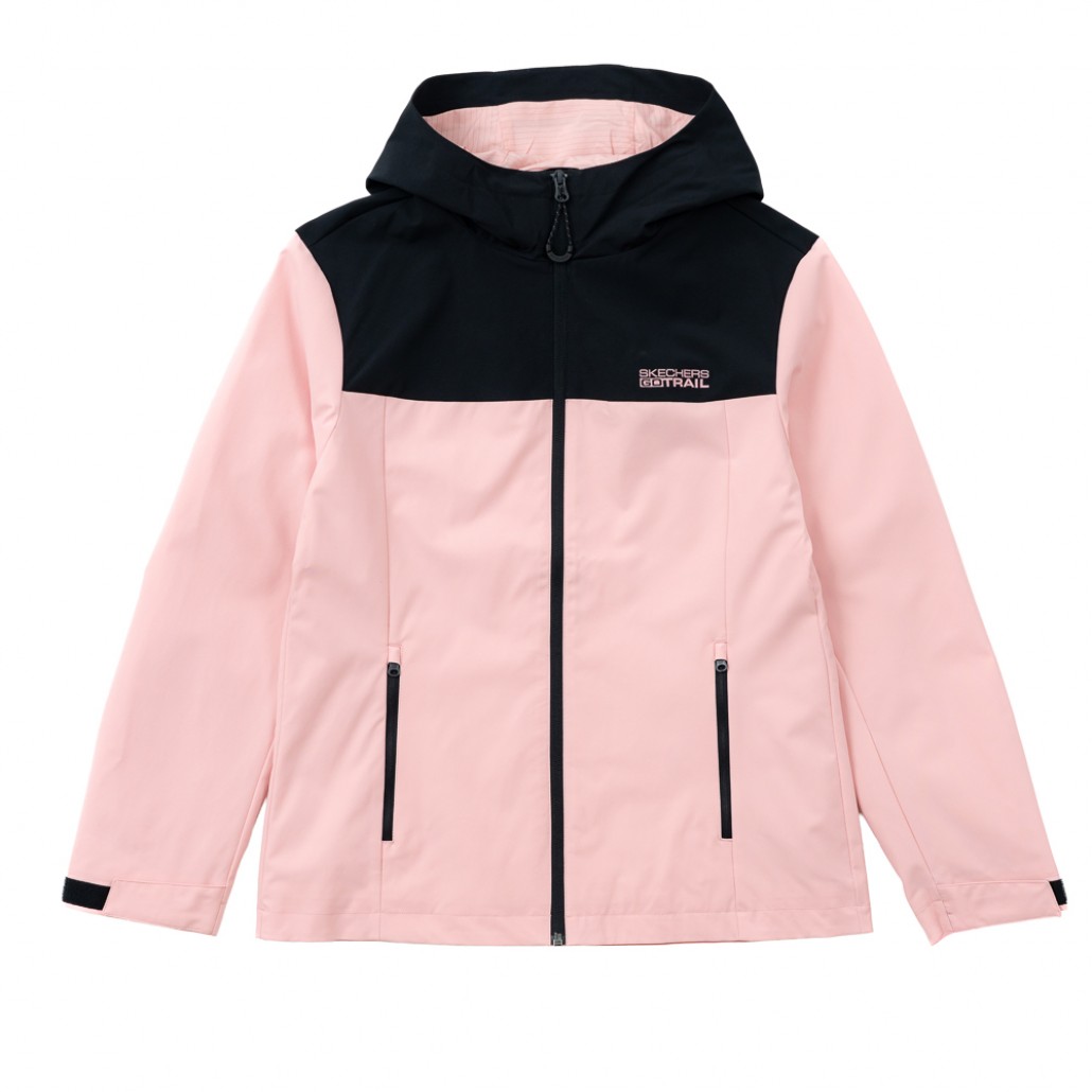 SKECHERS 女拉鍊連帽外套 (P325W129-02EN)