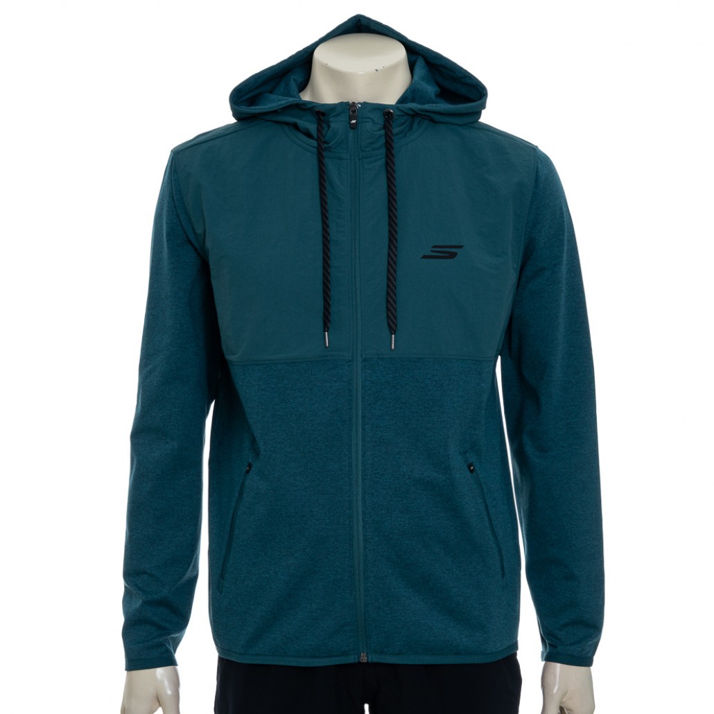 SKECHERS 男拉鍊連帽外套 (JA319HKCCTL)