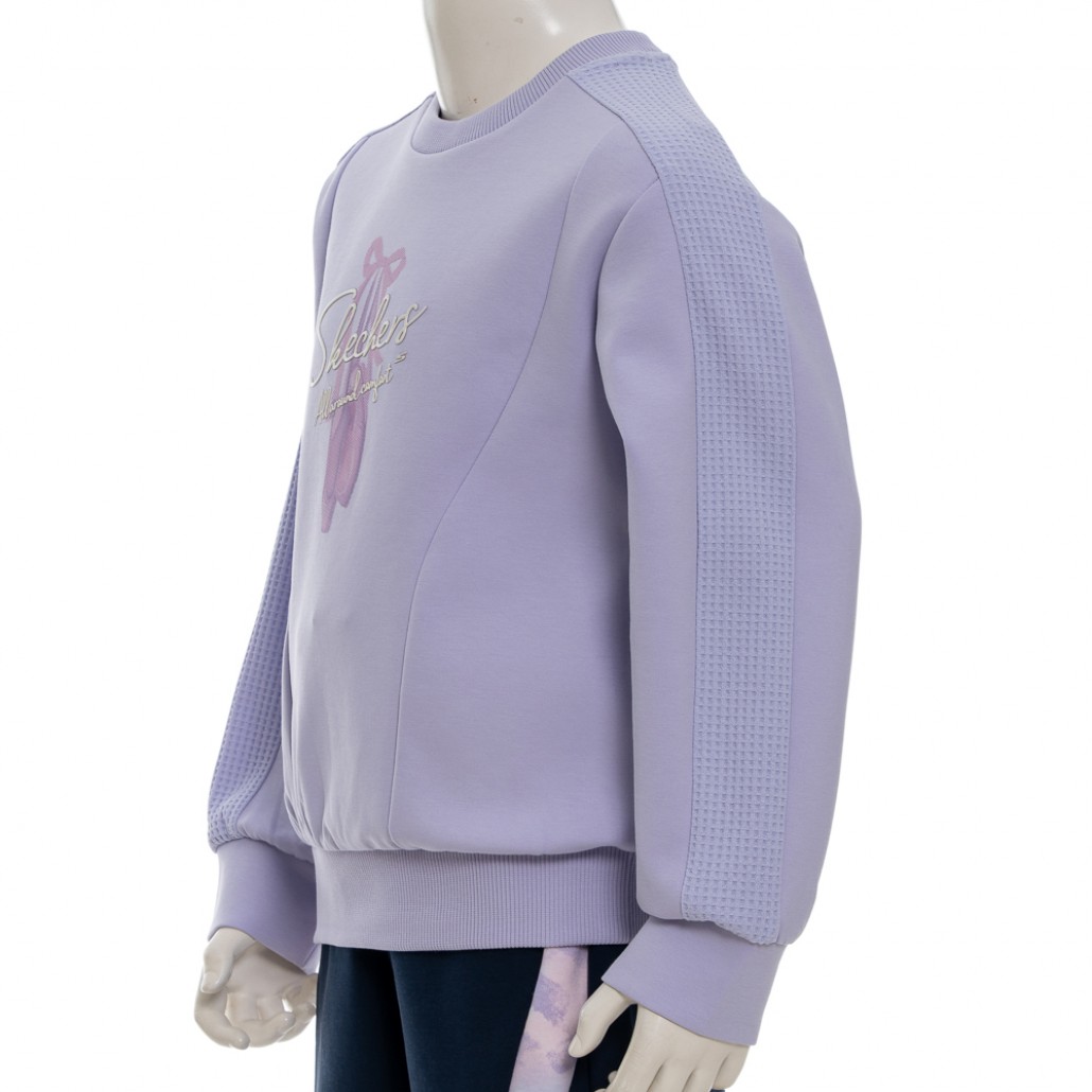 SKECHERS 女童長袖衛衣 (P325G009-00FW)