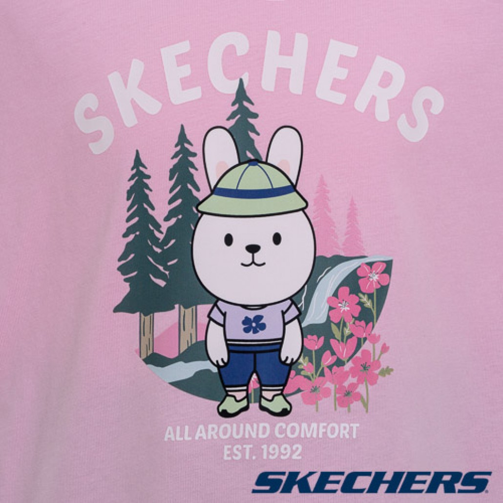 SKECHERS 女童短袖衣 (SL325G273-04VJ)