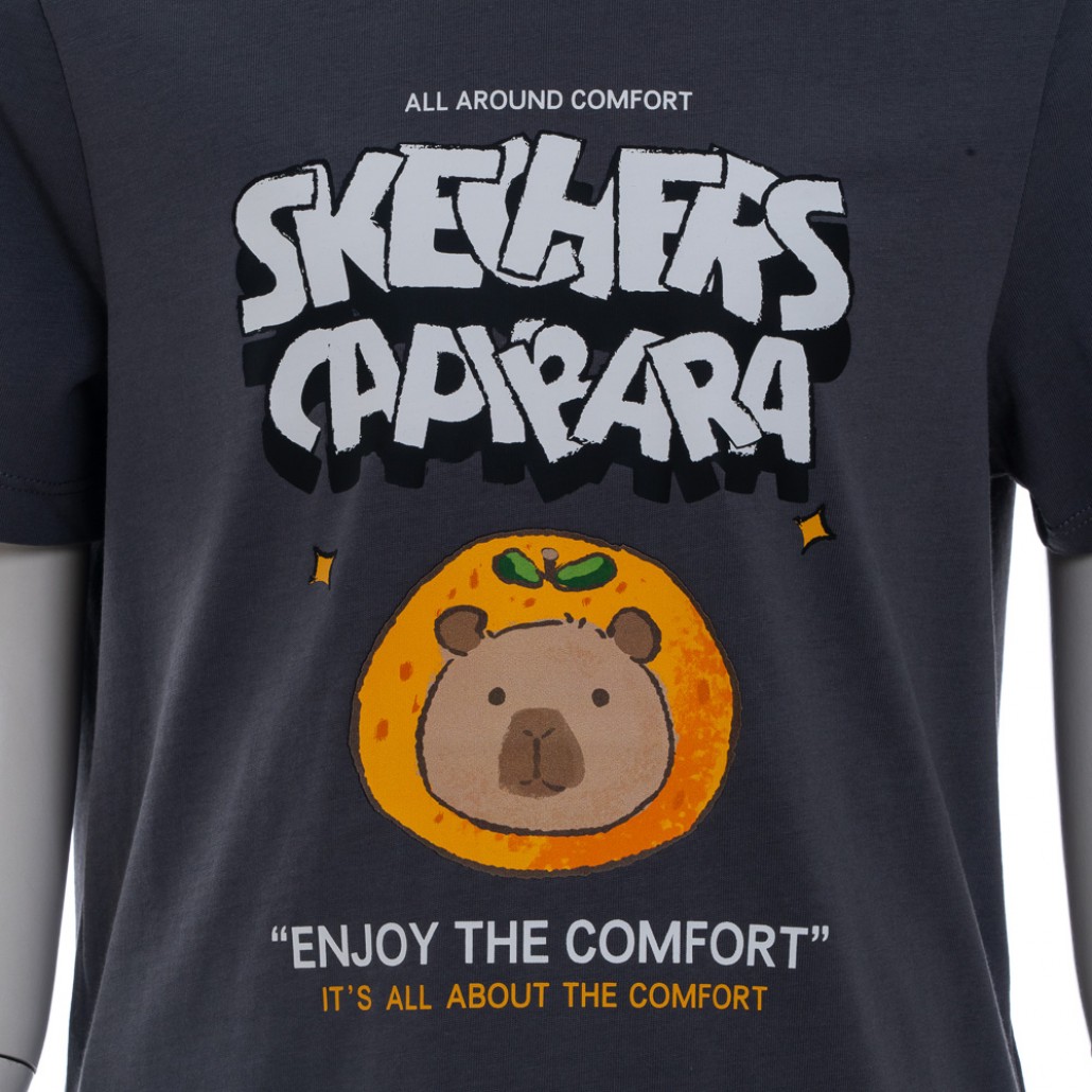 SKECHERS 中性童短袖衣 (L225K070-006L)