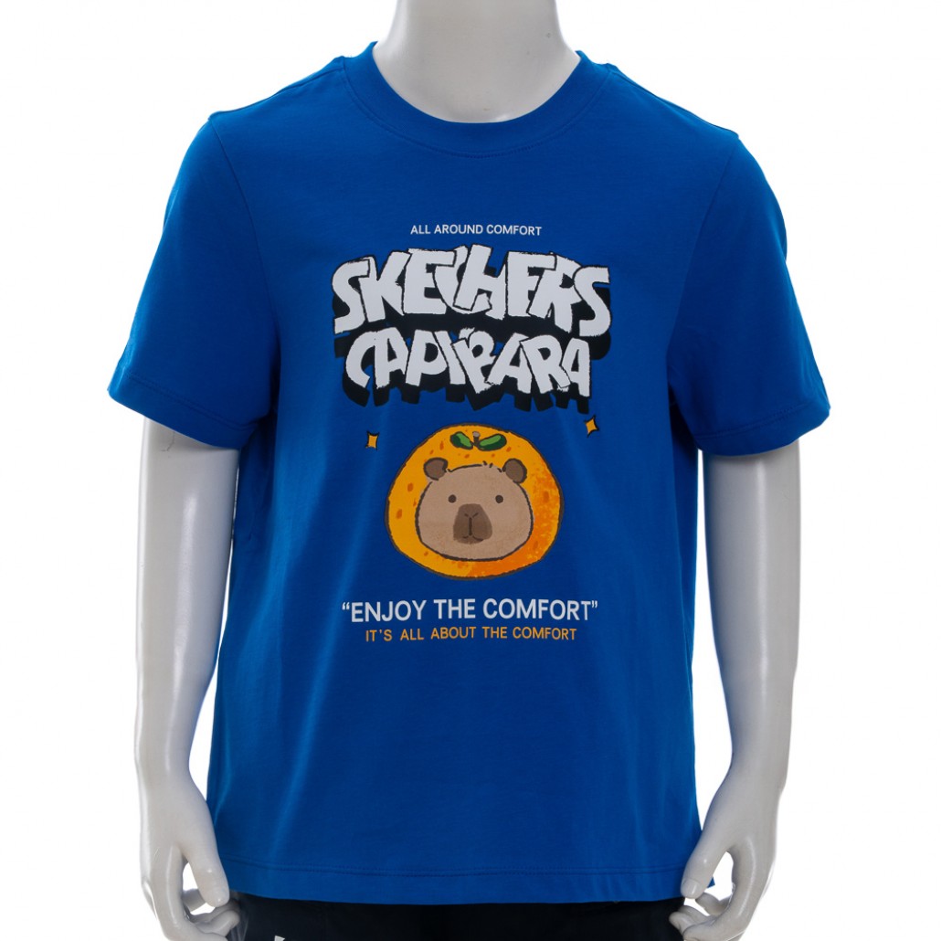 SKECHERS 中性童短袖衣 (L225K070-007G)