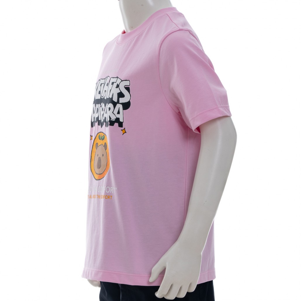 SKECHERS 中性童短袖衣 (L225K070-013W)