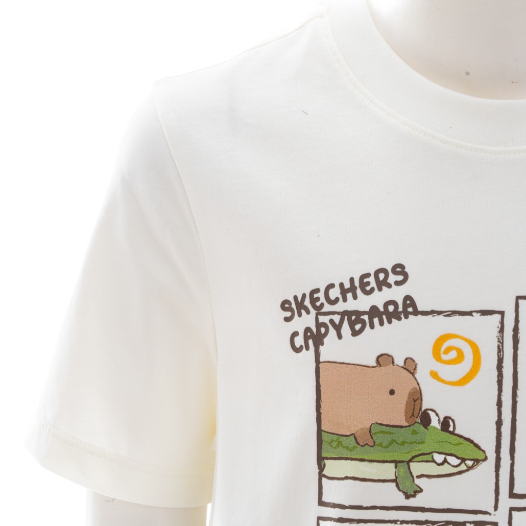 SKECHERS 中性童短袖衣 (L225K070-0074)