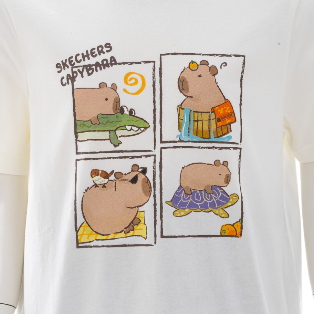 SKECHERS 中性童短袖衣 (L225K070-0074)