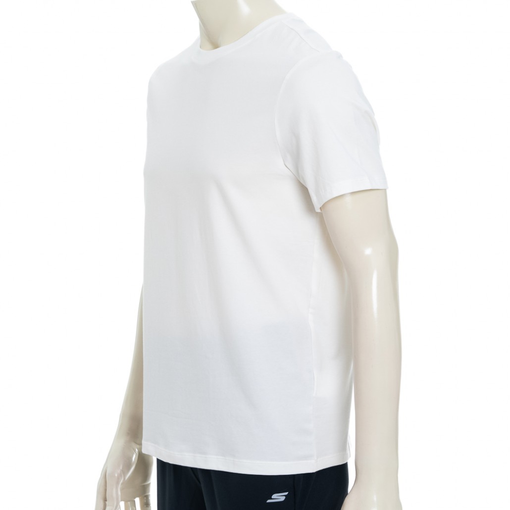 SKECHERS 男圓領T恤_白色_貼身衣物 (L225M196-000Q)