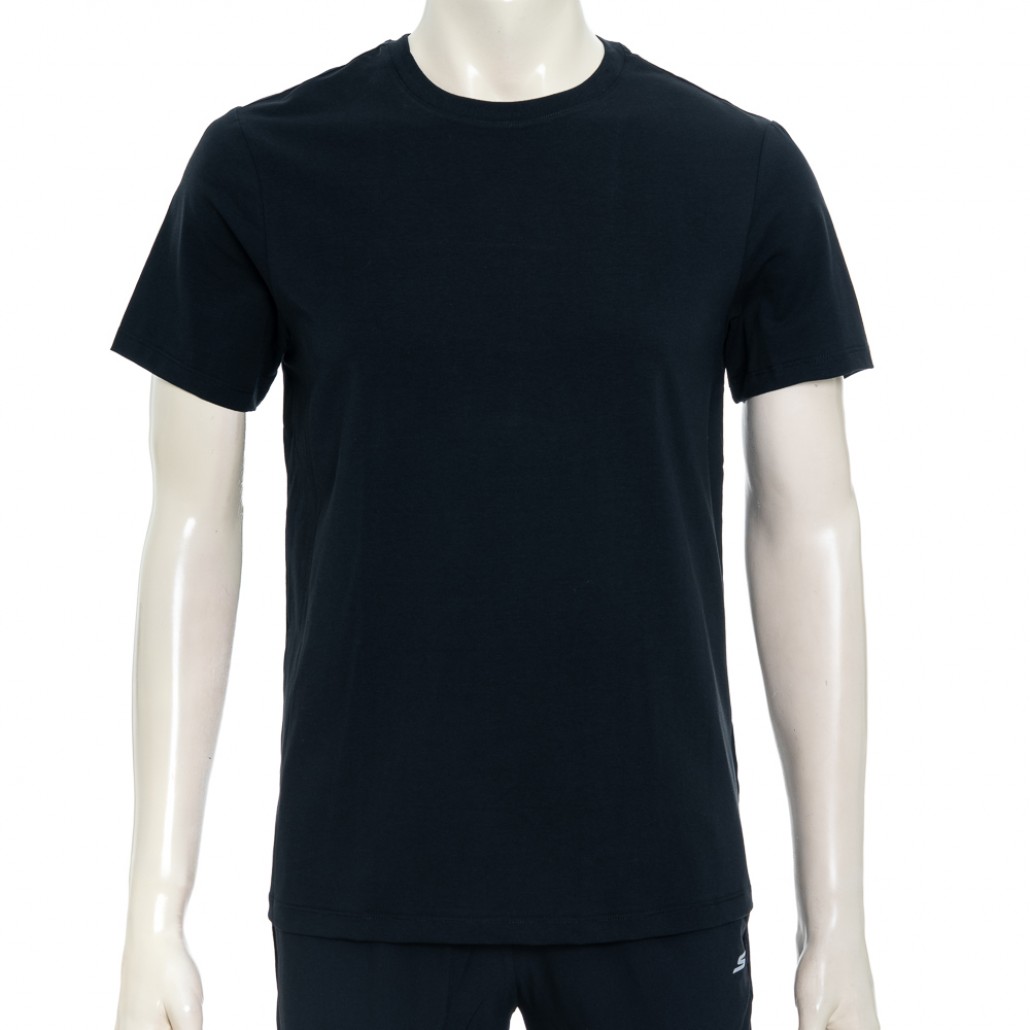 SKECHERS 男圓領T恤_黑色_貼身衣物 (L225M196-0018)