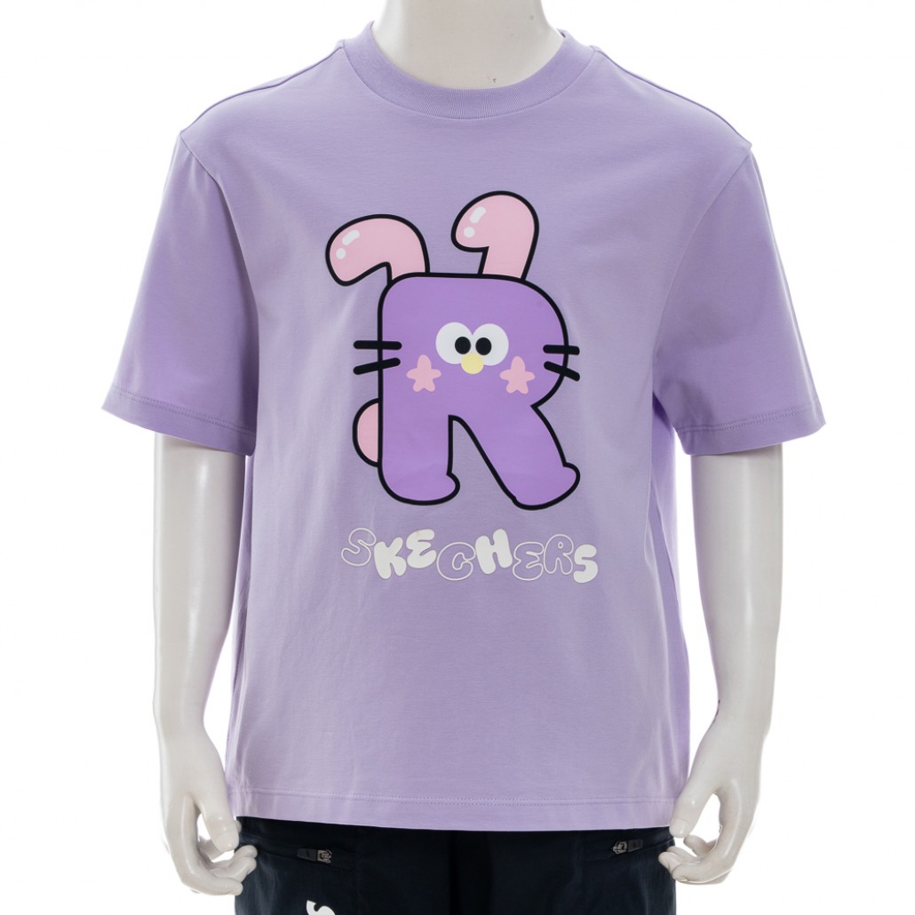 SKECHERS 中性童短袖衣 (L325K051-00EW)