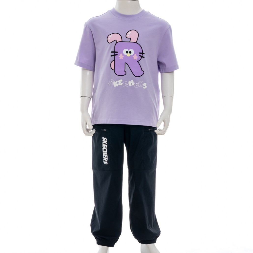 SKECHERS 中性童短袖衣 (L325K051-00EW)