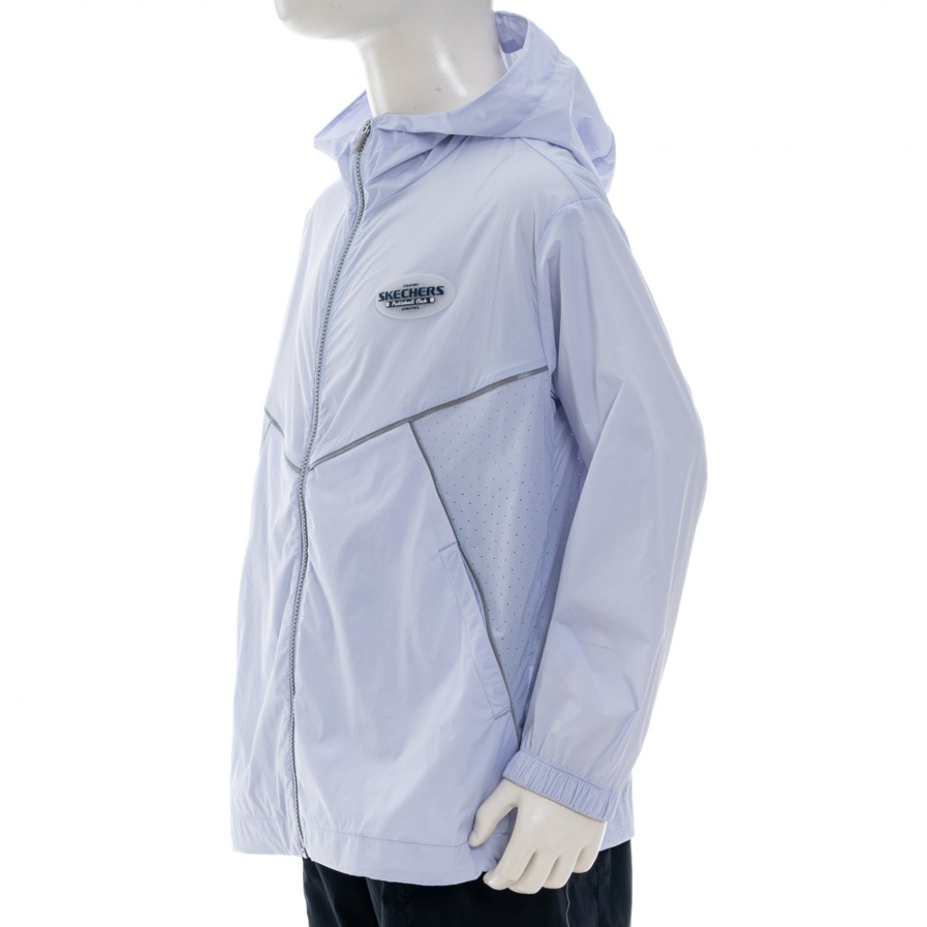 SKECHERS 中性童拉鍊連帽外套 (P224K027-0356)