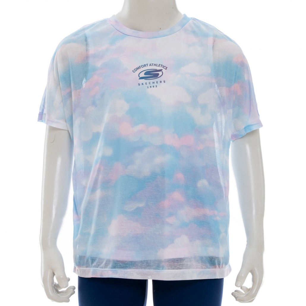 SKECHERS 女童短袖衣 (P225G056-05TP)