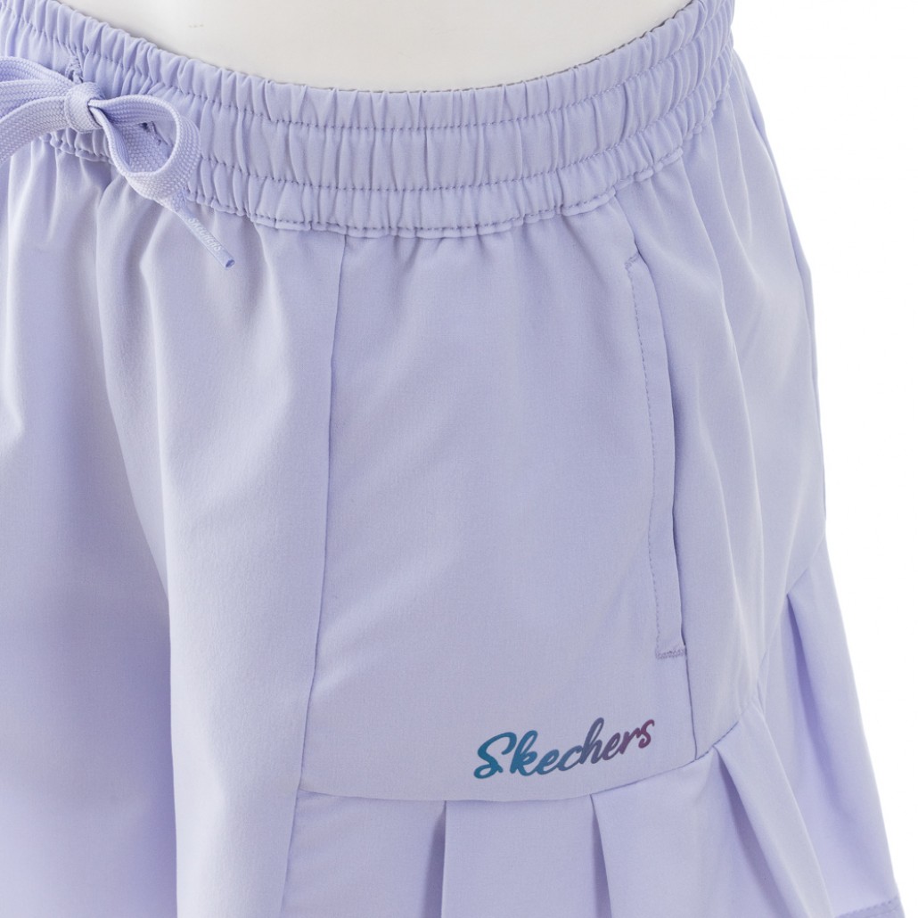 SKECHERS 女童平織短褲 (P225G101-00FW)