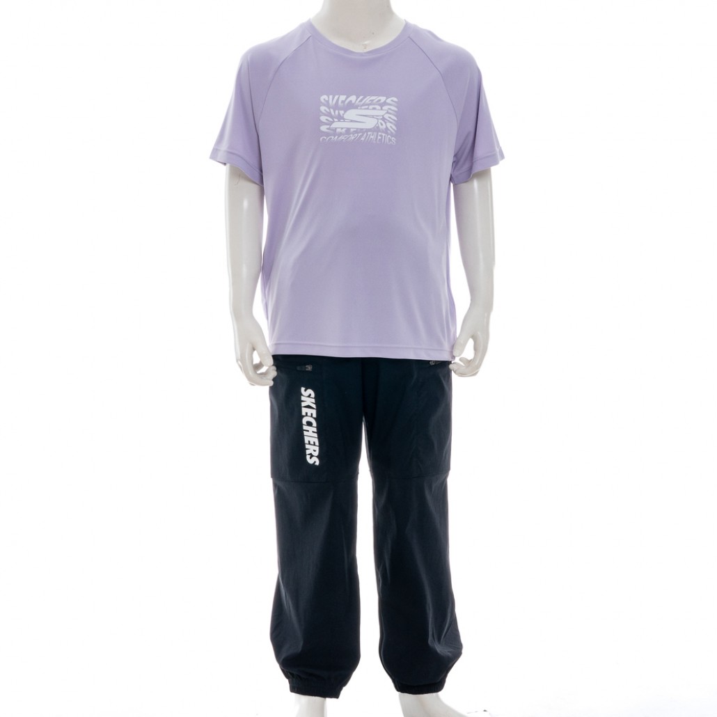 SKECHERS 中性童短袖衣 (P225K005-01X5)